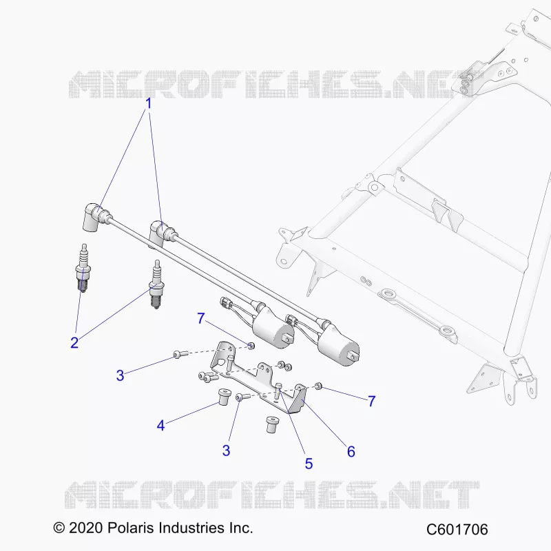 ELECTRICITE, IGNITION COIL, MOUNT, AND SPARK PLUGS