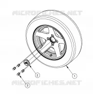ROUES, OPTIONS, ROUE, 14 INCH POLISHED ALUMINUM 4 BOLT