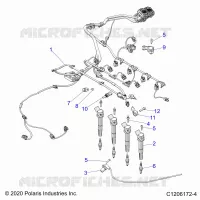 ELECTRICITE, WIRE HARNESS, ENGINE