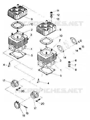 CYLINDRE SPRINT AND SPRINT E/S (4912721272018A)