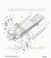 CHASSIS, PROTECTION D'EMBRAYAGE, FOOTRESTS, AND RUNNING BOARDS