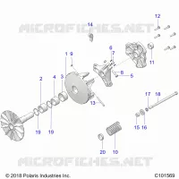 SYSTÃˆME DE TRANSMISSION, PRIMARY CLUTCH