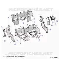 CARROSSERIE ARRIERE CLOSEOFF AND FENDERS