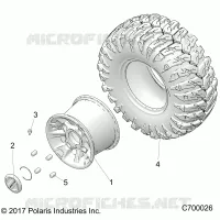 OPT, MACHINED BLACK. ALUMINUM ROUE ARRIERES