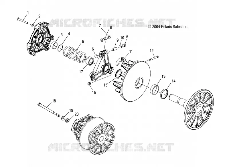 EMBRAYAGE DE TRANSMISSION (MANUAL START MODELS)