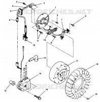 STATOR ASSEMBLY LITE GT 0943133 and STARLITE GT 0943127 (49250125010040)