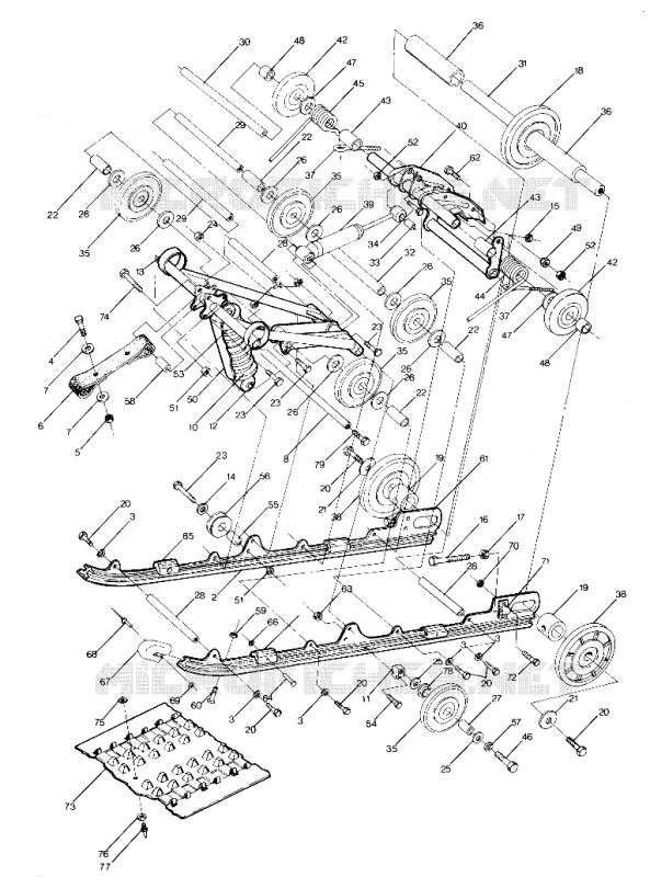 SUSPENSION 400 AND 650 (4914131413015A)
