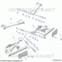 SUSPENSION ARRIERE CONTROL ARMS