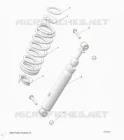 SUSPENSION, AMORTISSEUR AVANT MOUNTING