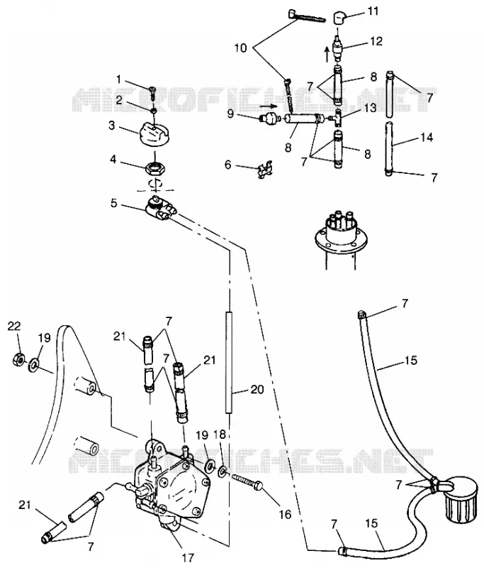 SYSTÈME D'ALIMENTATION SLT 780 B964588 and  Intl. SLT 780 I964588 (4935683568A010)