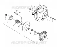 EMBRAYAGE DE TRANSMISSION ASSEMBLY SPORTSMAN 4X4 / W938039 (4926382638026A)