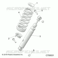 SUSPENSION, AMORTISSEUR AVANT MOUNTING