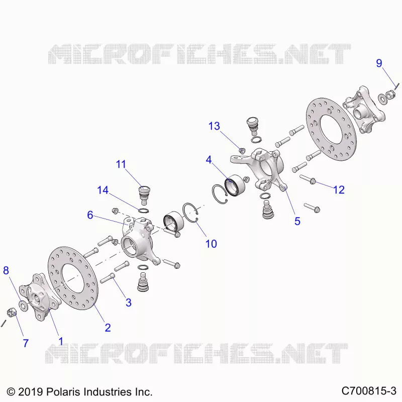 SUSPENSION AVANT HUB