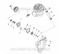 POMPE A EAU ASSEMBLY 350 4X4 / W928139 (4922832283040A)