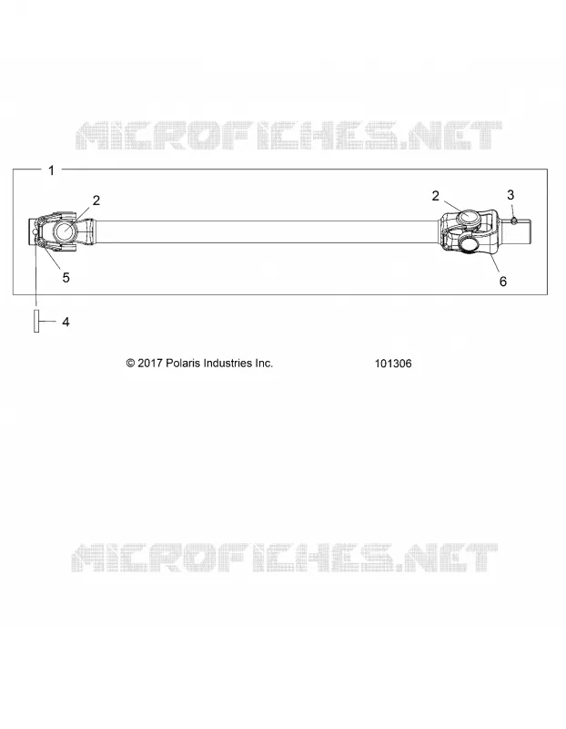 SYSTEME DE TRANSMISSION, PROP SHAFT, FRONT