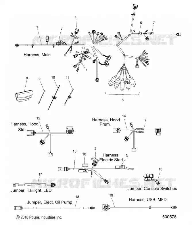 ELECTRICITE, WIRE HARNESS