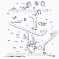 MOTEUR, WATERPUMP AND BYPASS