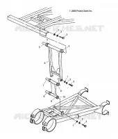 SUPPORT STABILISATEUR ARRIERE