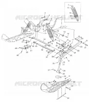 SUSPENSION AVANT AND SKI SUPER SPORT 0970761 (4937643764B001)