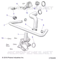 MOTEUR, WATERPUMP AND BYPASS