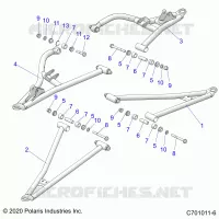 SUSPENSION AVANT CONTROL ARMS