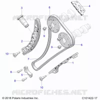 CHAINE DE DISTRIBUTION AND SPROCKET