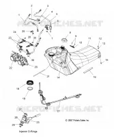 SYSTÈME D'ALIMENTATION, CARBURANT TANK, LINES and CORPS DE PAPILON