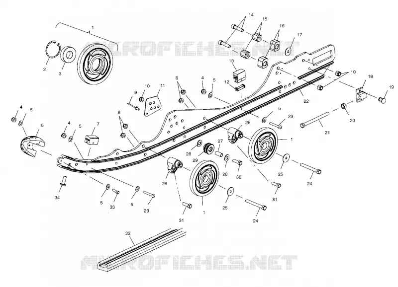 FIXATION RAIL (SUSPENSION)