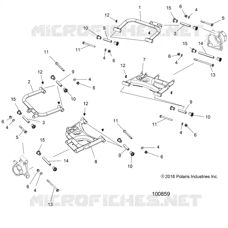 SUSPENSION ARRIERE CONTROL ARMS