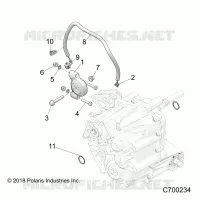 DRIVE TRAIN, MAIN SUPPORT PONT
