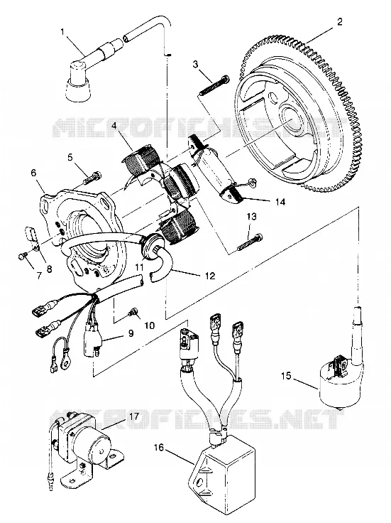 STATOR ASSEMBLY 2x4 300 W947530 (4926742674C014)