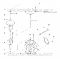 MOTEUR, CARBURATEUR, UPPER