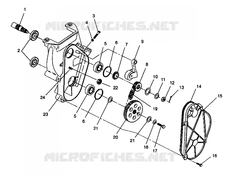CARTER DE CHAINEE ASSEMBLY LITE 0943433,STARLITE 0943427 AND  LITE DELUXE 0943431 (4924992499017A)
