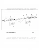 DRIVE TRAIN, HALF ARBRE DE TRANSMISSION ARRIERE