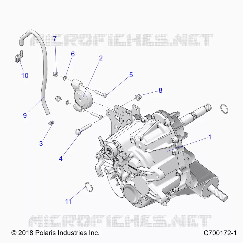 SYSTÃˆME DE TRANSMISSION, MAIN GEARCASE MOUNTING