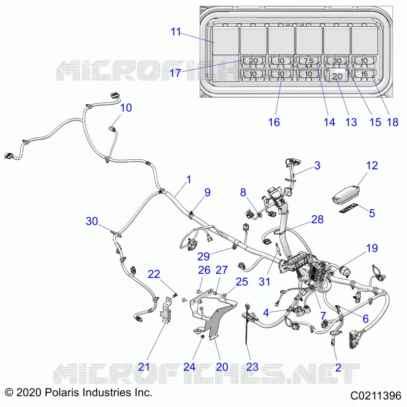 ELECTRICITE, MAIN WIRE HARNESS