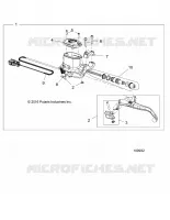 FREIN AVANT BRAKE LEVER AND MASTER CYLINDER