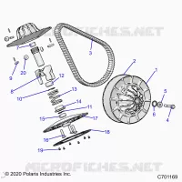 SYSTÃˆME DE TRANSMISSION, SECONDARY CLUTCH