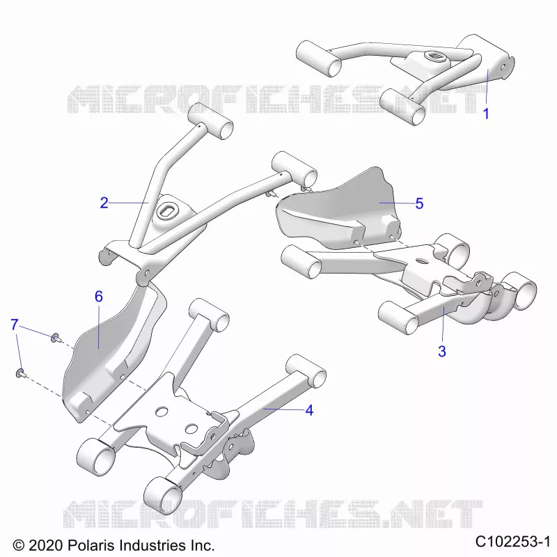 SUSPENSION ARRIERE CONTROL ARMS