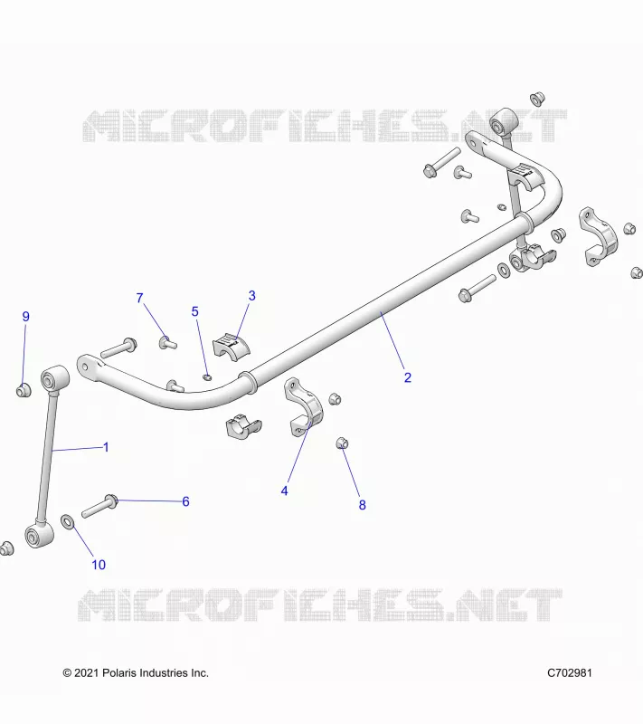 SUSPENSION, REAR BARRE STABILISATRICE