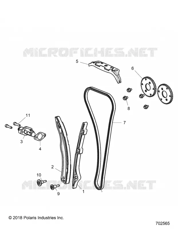 CHAINE DE DISTRIBUTION AND TENSIONER