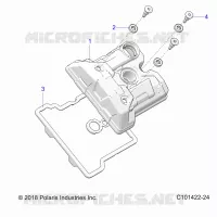 ENGINE, COUVERCLE SOUPAPE