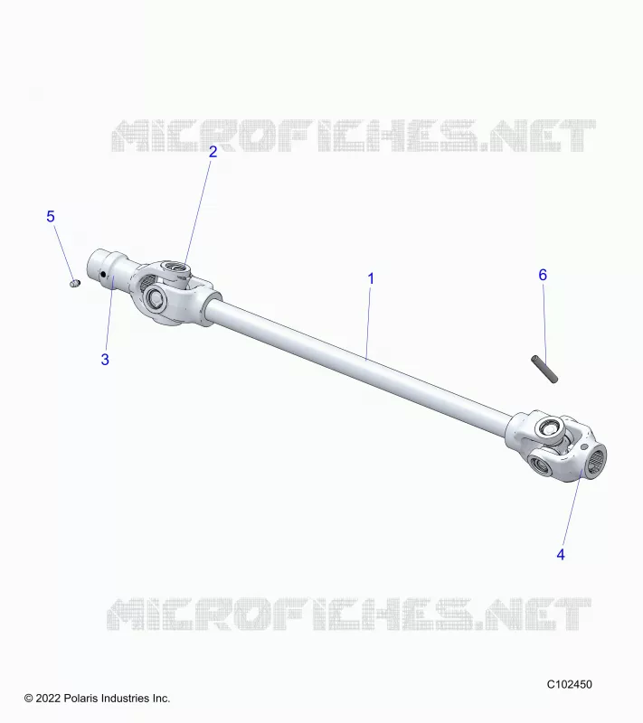 SYSTÃˆME DE TRANSMISSION, FRONT PROP SHAFT