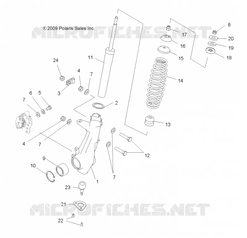 SUSPENSION AVANT STRUT