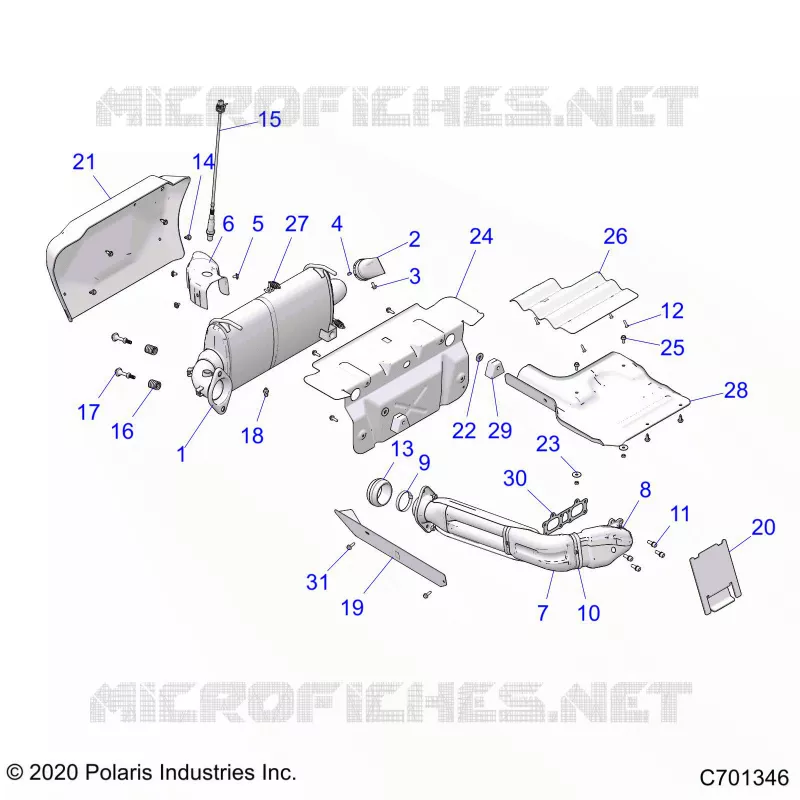 ENGINE, ECHAPPEMENT