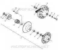 EMBRAYAGE DE TRANSMISSION  XPLORER 500 W97CD50A (4941354135C004)