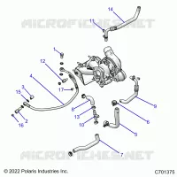 ENGINE, TURBO, COOLING AND OIL