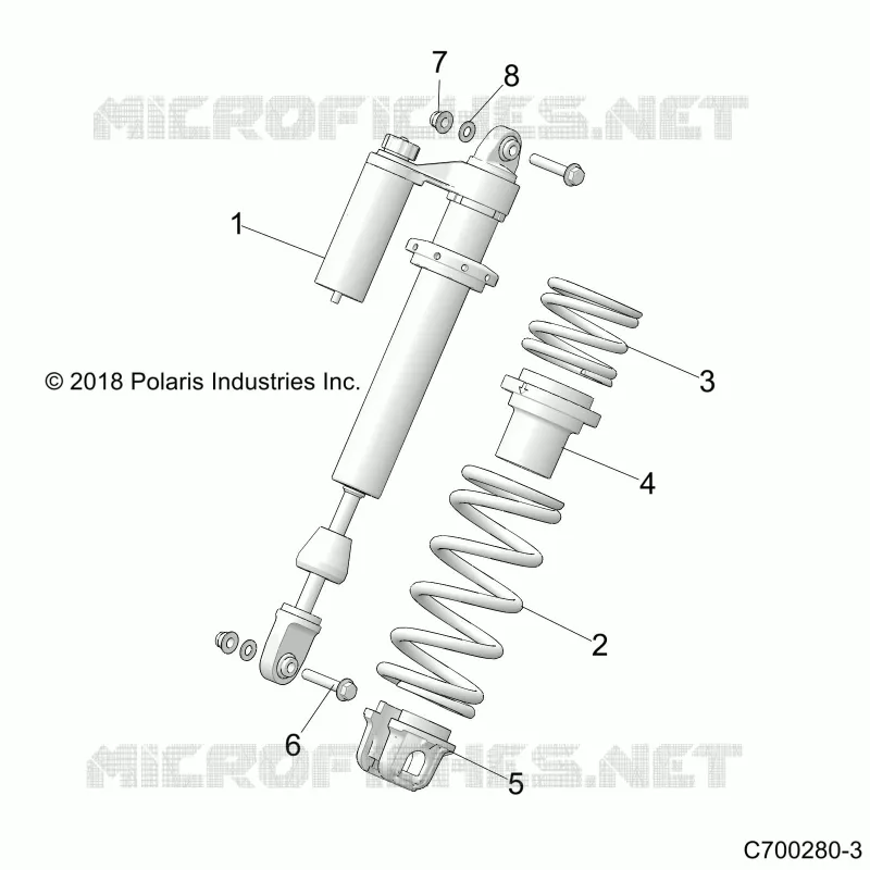 SUSPENSION, AMORTISSEUR AVANT MOUNTING