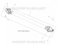 DRIVE TRAIN, ARBRE DE TRANSMISSION, FRONT