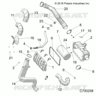 ENGINE, PRISE D'AIR SYSTEM